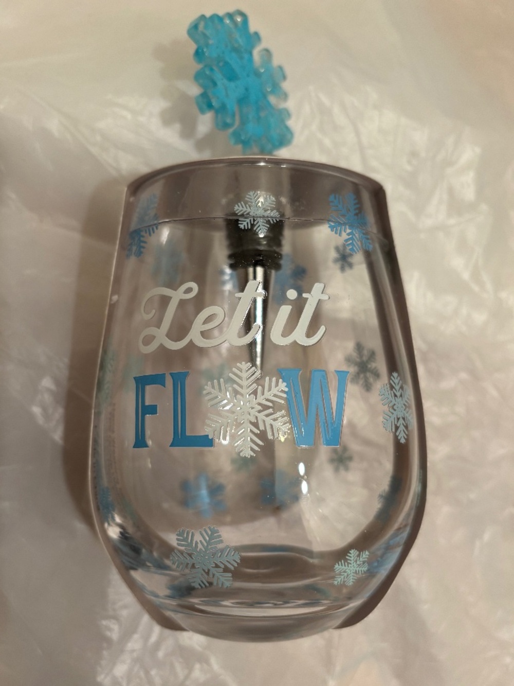 NWT Stemless Wine Glass